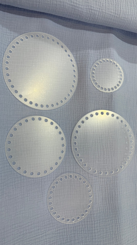 Fond Base Acrylique Crochet pour Paniers