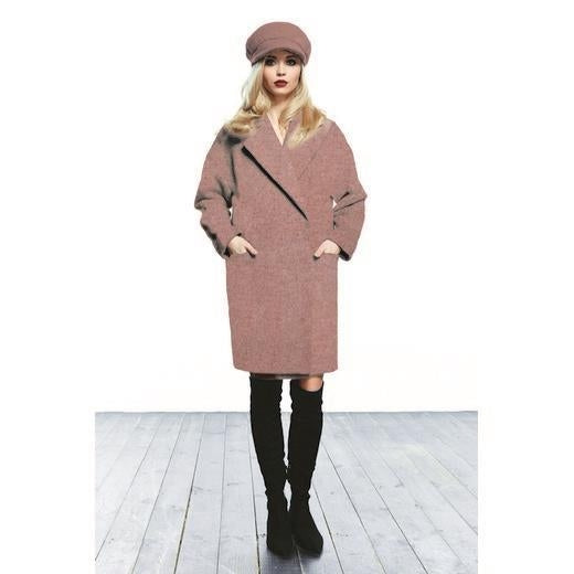 Laine Bouclé Uni Camel