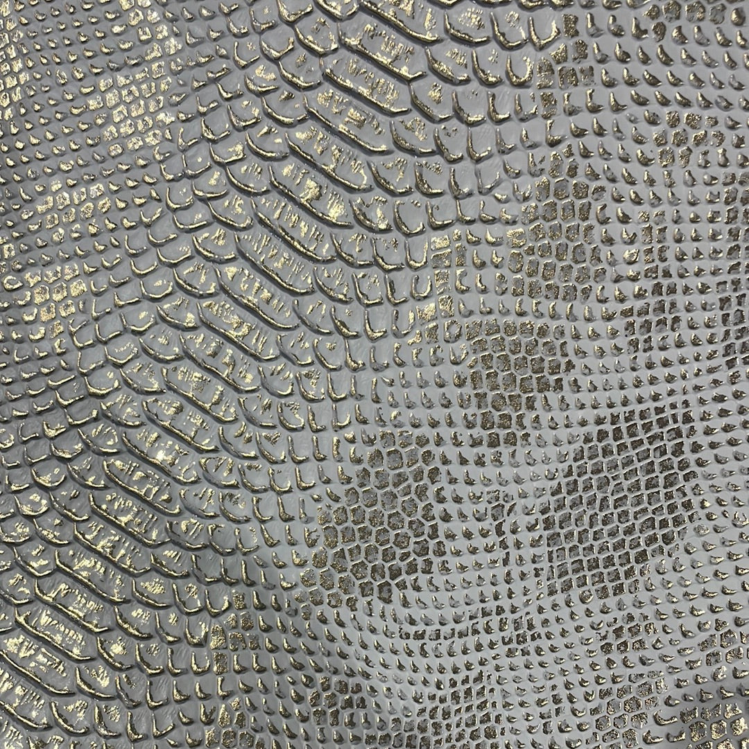 Simili cuir Dragon Blanc