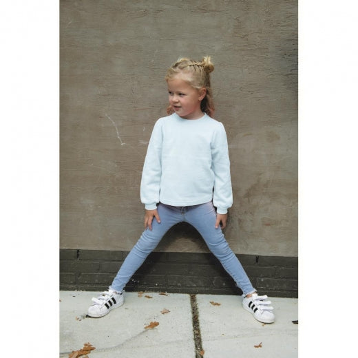 Bord côte chiné uni Gris clair