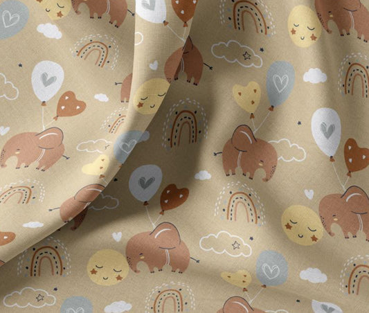 🧸 Drap-housse en coton bio – 75×35 cm – SKYLI