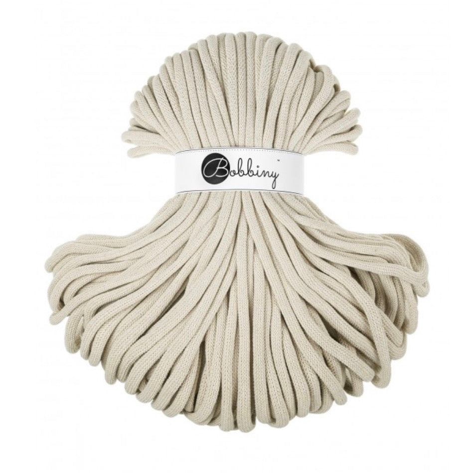 🤍 Corde tressée en coton – Cashmere Beige