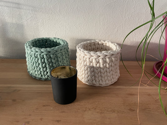 Fond Base Bois Crochet pour Paniers