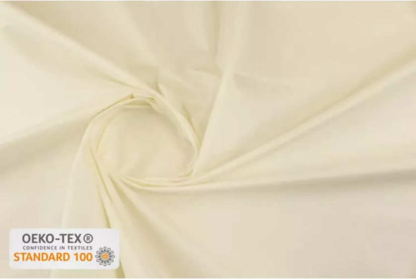 Doublure unie poly-cotoon Laure Ivoire
