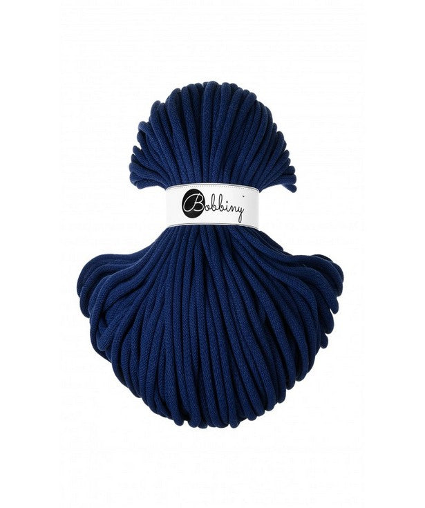 🖋️ Braided cotton rope – Ink Blue