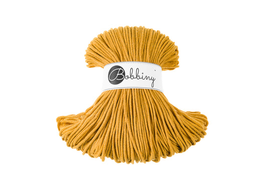Corde tressée en coton 3mm coloris Mustard – Les Fées Crochett’