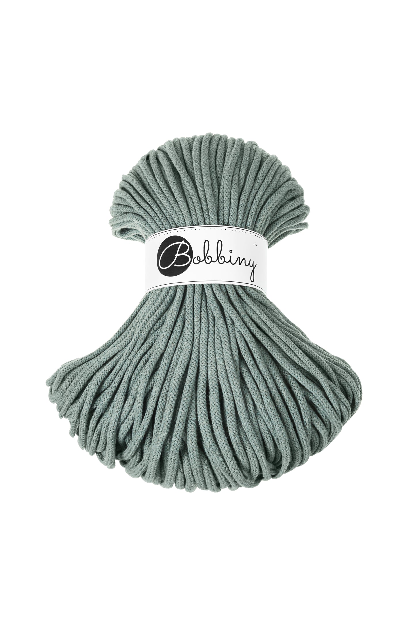 Corde tressée en coton 5mm coloris Laurel– Les Fées Crochett’