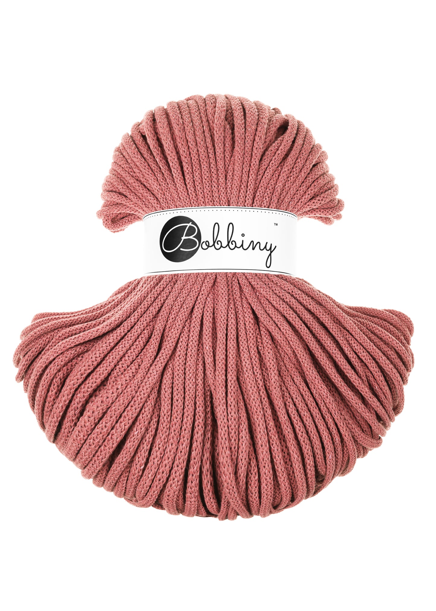 Corde tressée en coton 5mm coloris Peony – Les Fées Crochett’