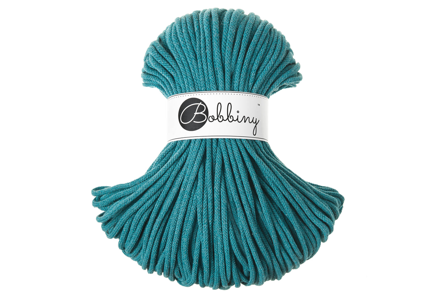 Corde tressée en coton 5 mm coloris Teal – Les Fées Crochett’
