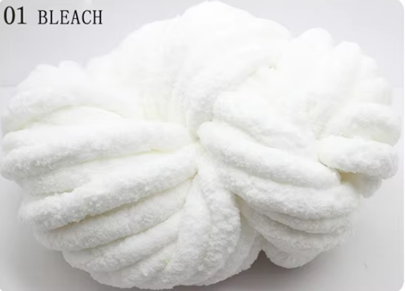 🧶 Pelote Chenille Chunky « Ultra-Doux & Résistant » – 250 g / ~25 m