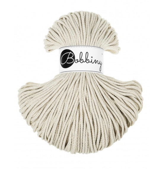 🤍 Corde tressée en coton –  Cashmere Beige