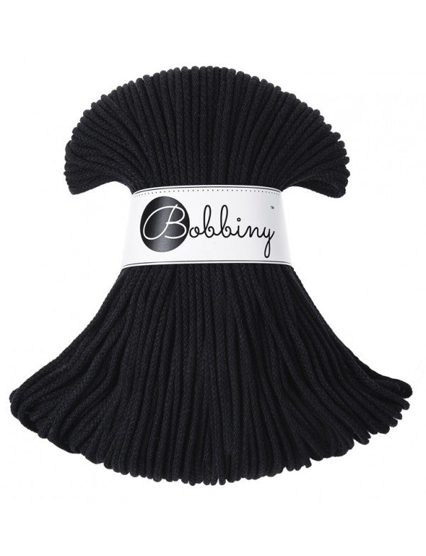 Corde tressée en coton 3mm coloris Black – Les Fées Crochett’
