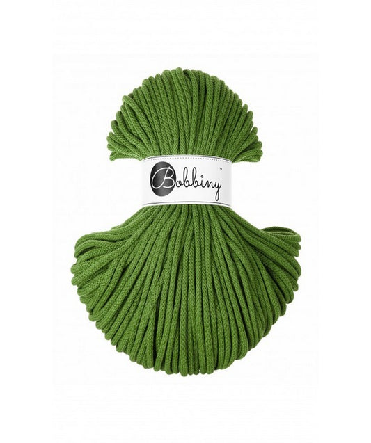 🌿 Corde tressée en coton – Moss Green